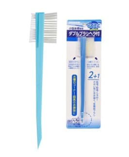 Nisso Easy-Maintenance Double-Brush with Spatula