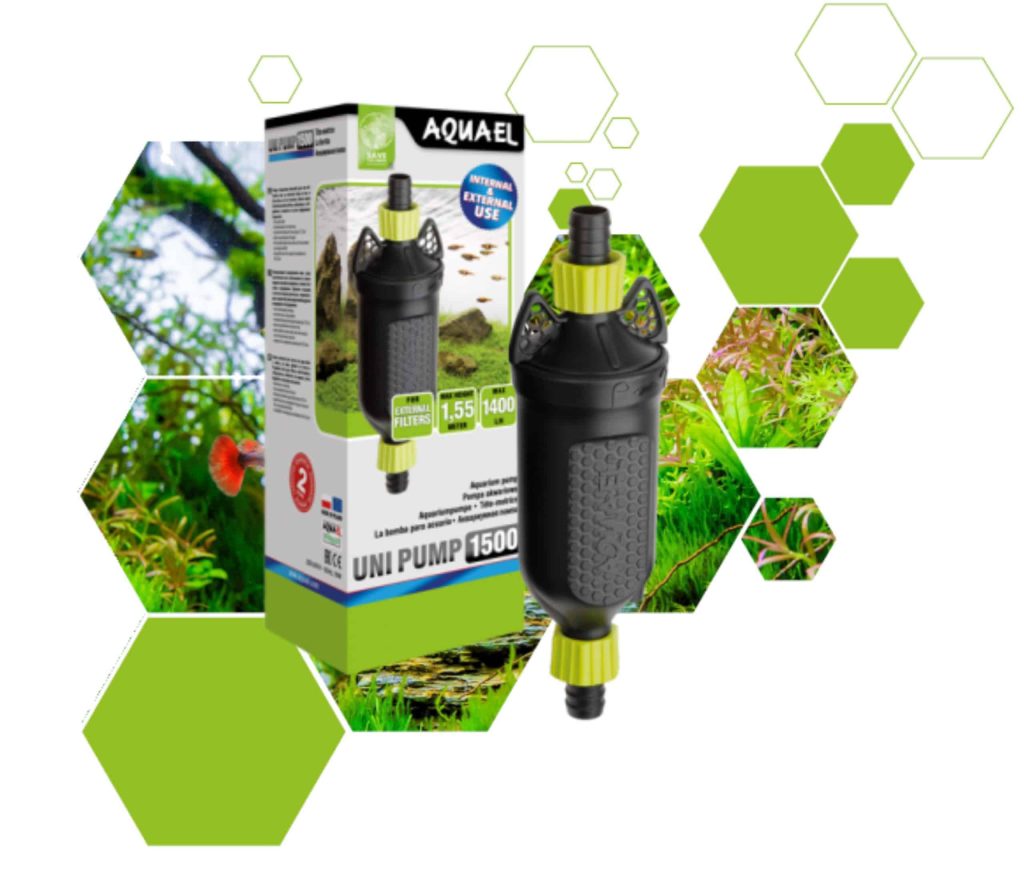Pompa Per Acquario UNIPUMP 1500 – Silenziosa, A Basso Consumo, Per Acqua Dolce E Salata