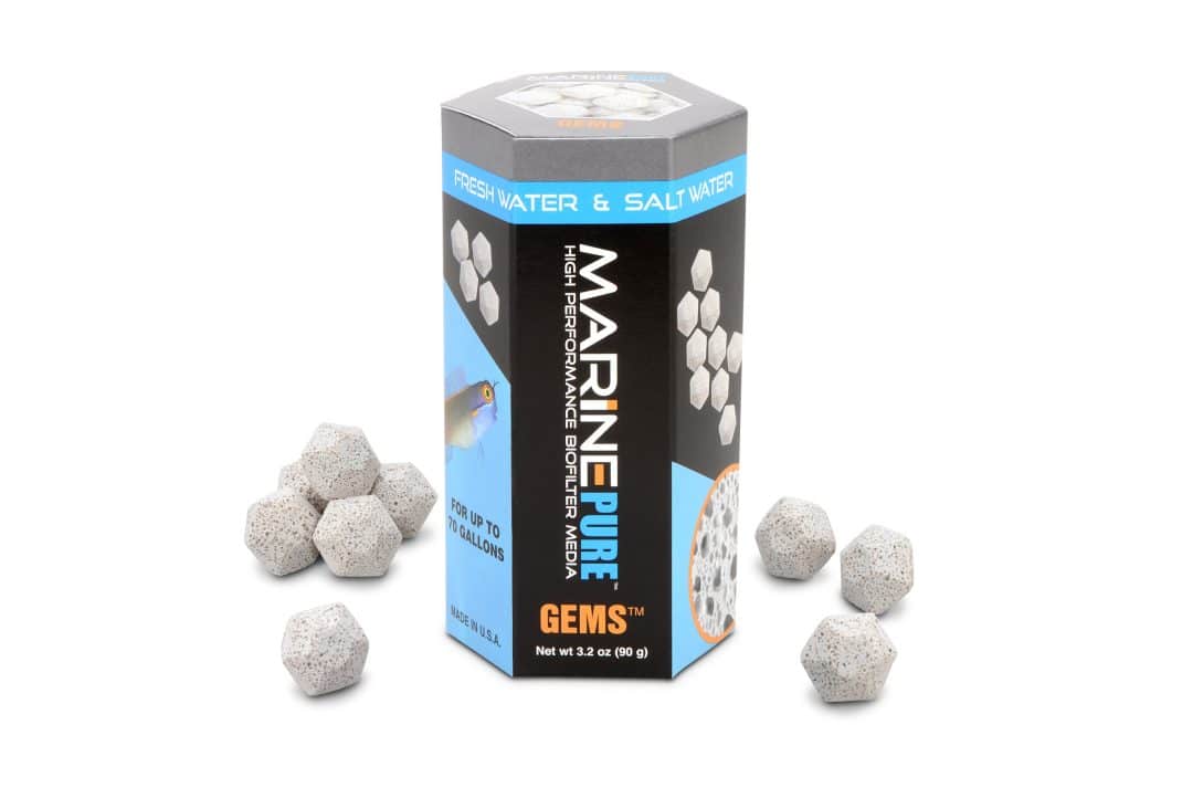 MarinePure GEMS 90g ceramic biofiltration media packaging
