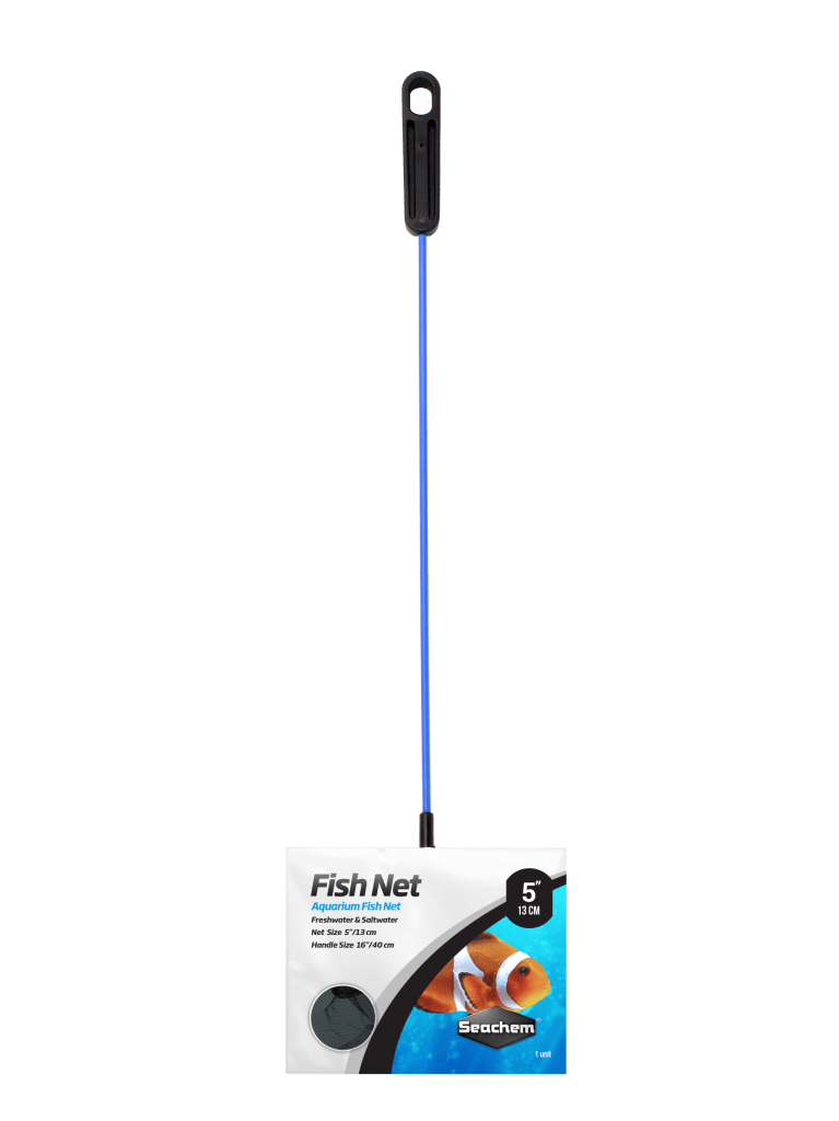 Long Handle Pool Net Seachem Fish Net 12.5cm / 5″ – Long Handle – Aqua Premium