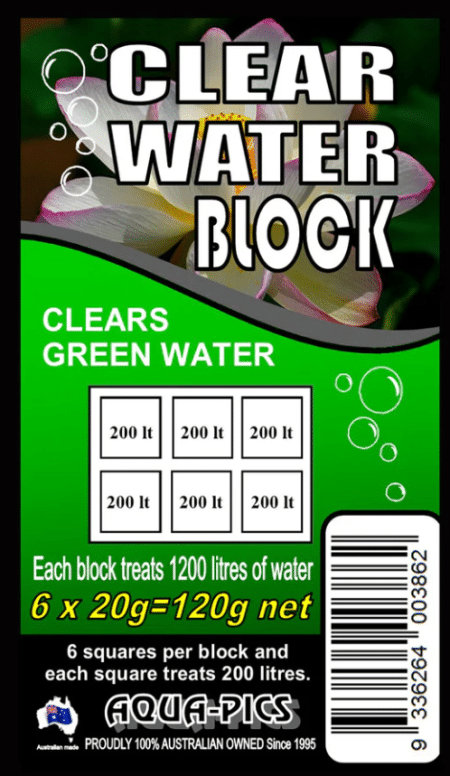 Aqua-Pics Clear Water Block 20g 6pk