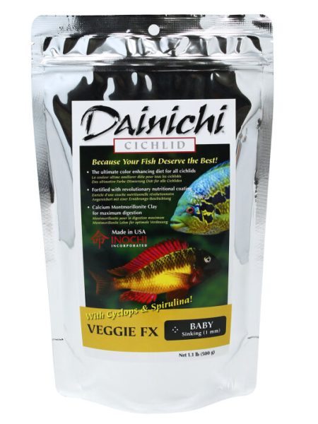 Dainichi Veggie FX 500g Baby (1mm) Sinking Pellets