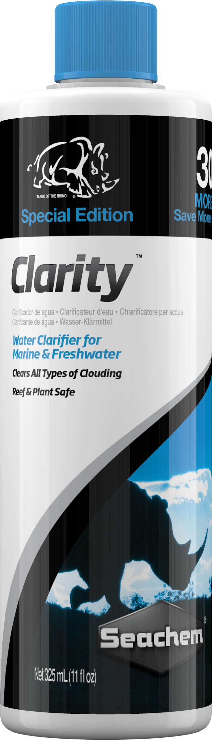 Seachem Clarity Bonus Rhino +30% BONUS 325 mL