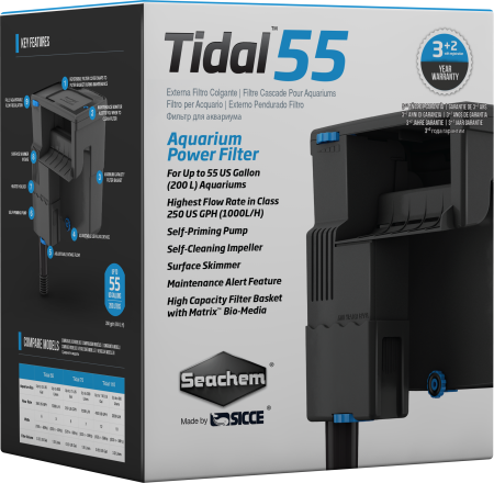 Seachem Tidal 55 Hangon Filter 208L