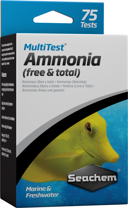 Seachem MultiTest: Ammonia 75 Tests