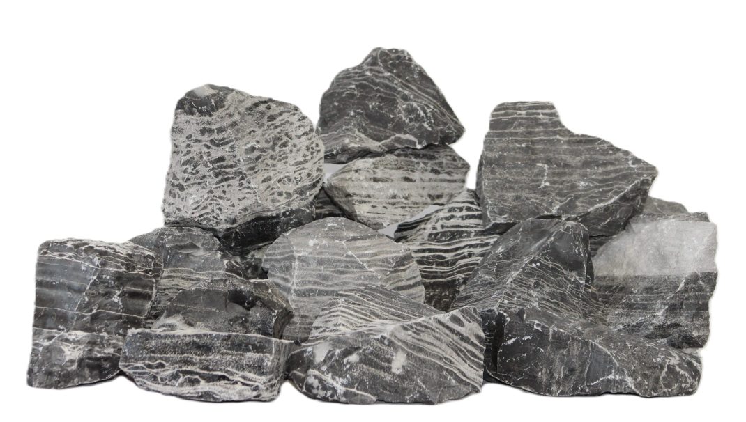 AP Naturals Black & White Thin Line Stone 20Kg (per box)