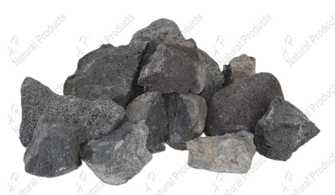 AP Naturals Volcano Stone-Black 20Kg (per box)