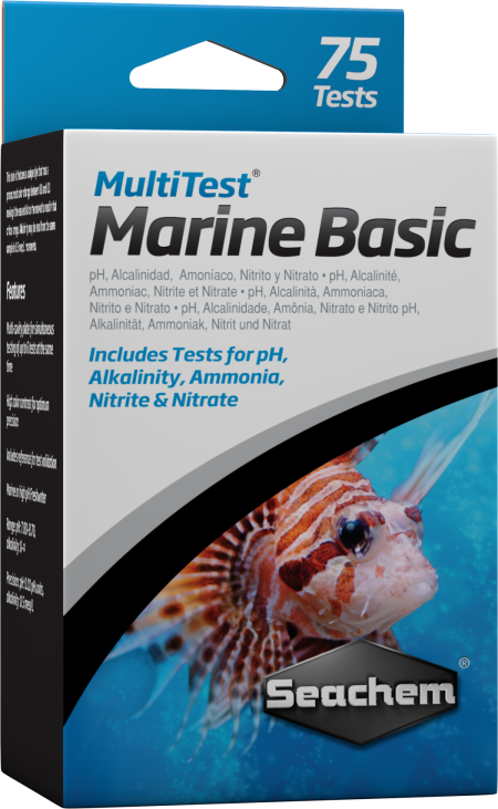 Seachem MultiTest: Marine Basic 75 Tests