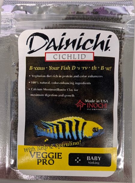 Dainichi SAMPLE Veggie Pro 10-15g Baby (1mm) Sinking Pellets