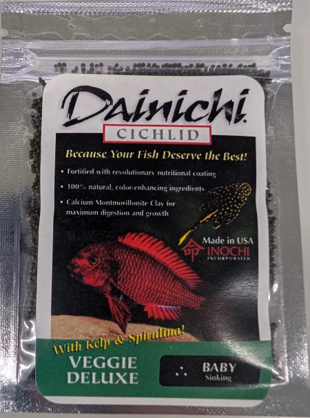 Dainichi SAMPLE Veggie Deluxe 10-15g Baby (1mm) Sinking Pellets