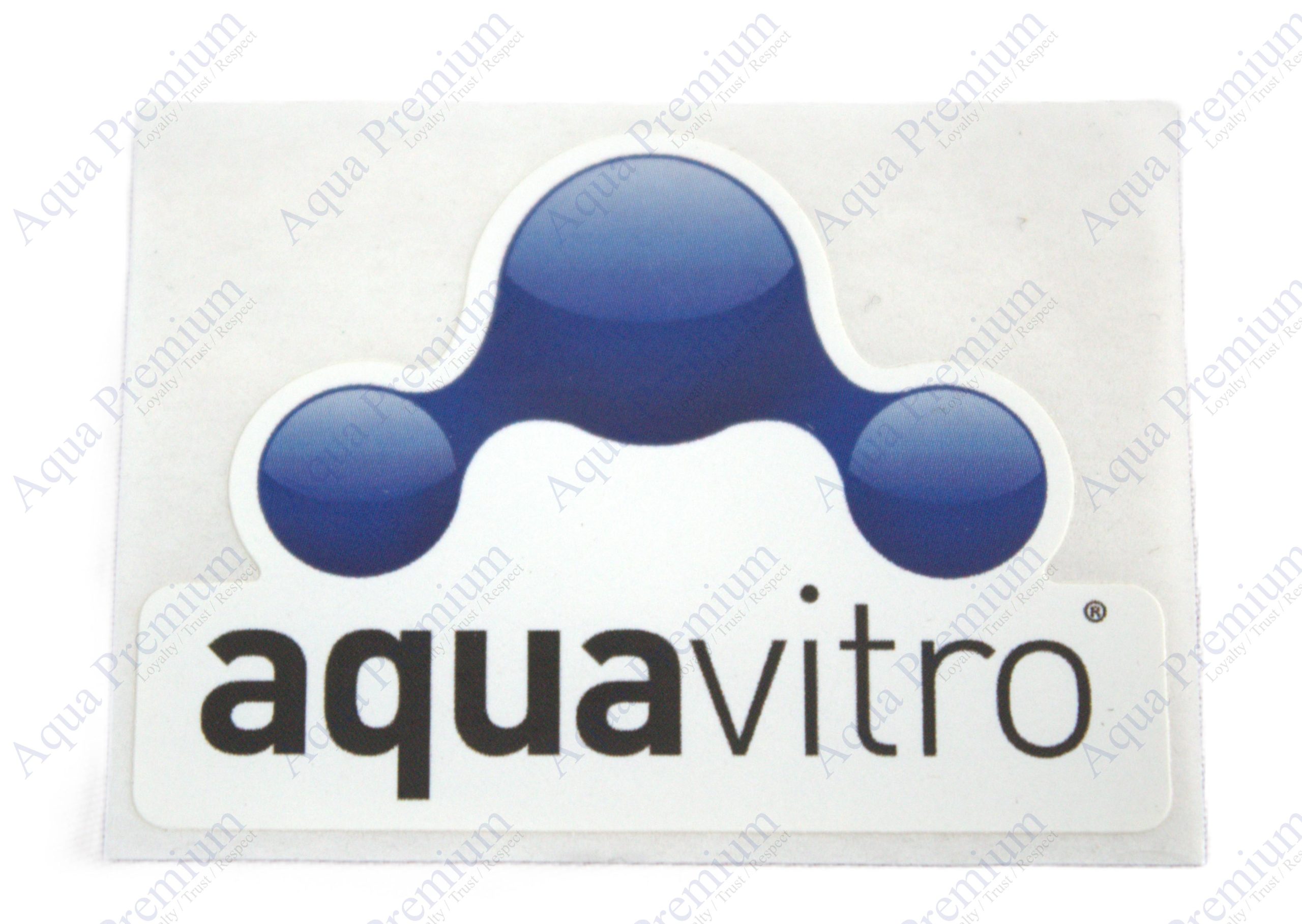 Merch - Aquavitro Small Sticker 6.5x4.5cm