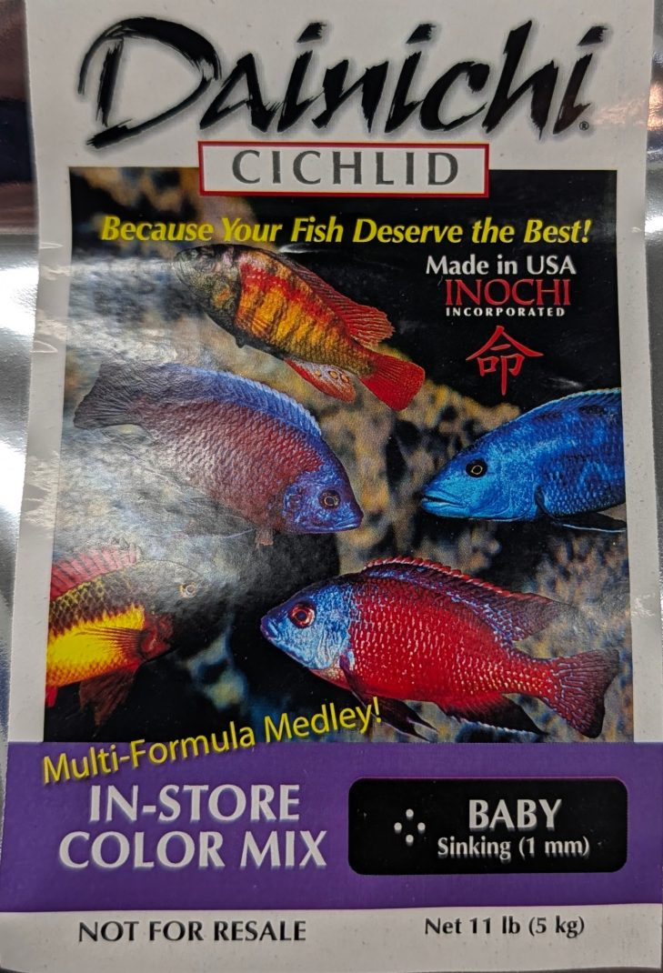 Dainichi SHOPUSE Cichlid 5kg Baby (1mm) Sinking Pellets NOT FOR RESALE