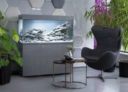 Aquael Glossy 120 Grey Aquarium 260Lt