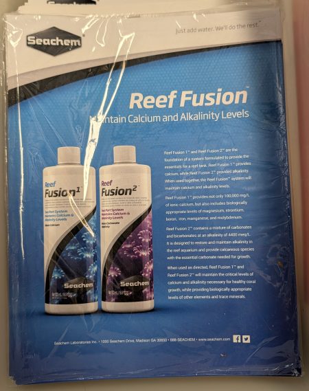 Merch - Seachem Reef Fusion Brochure