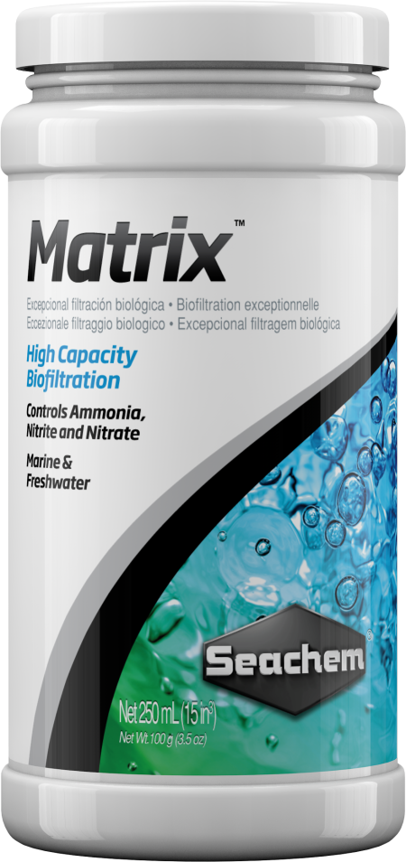 Seachem Matrix 250mL biological filter media package