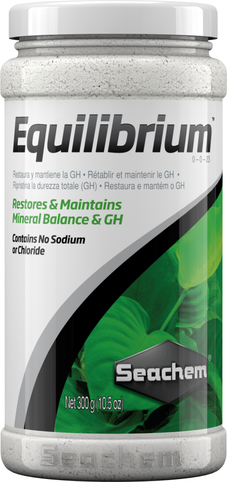 Seachem Equilibrium 300g mineral supplement product package