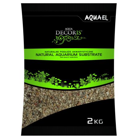 Aquael Quartz Gravel 1.6-4mm 2kg bag of aquarium gravel