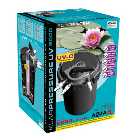 Aquael KlarPressure 8000UV Pond Canister Filter